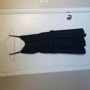 Casual black dress with pockets